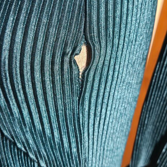 Inmod Satin Mini Belted Collard Dress Size Small - Picture 5 of 5